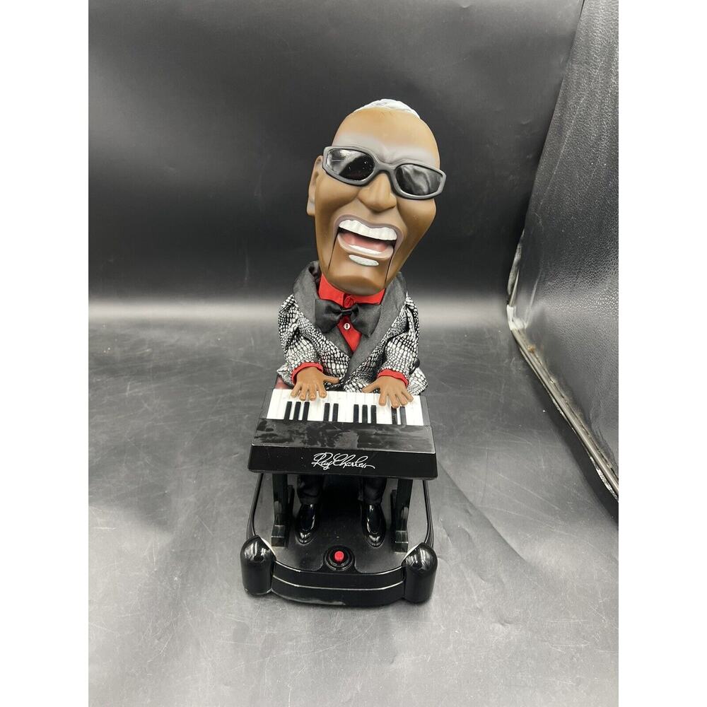 RAY CHARLES Animated Singing Piano Playing Swaying Toy Animatronic